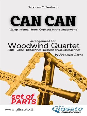 cover image of Can Can--Woodwind Quartet (parts)